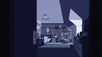 [door creaks] - Hilda