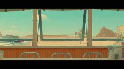 (DOOR OPENS AND BELL JINGLES) - Asteroid City