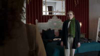 (DOOR OPENS AND CLOSES)
(EXHALES DEEPLY) - Killing Eve
