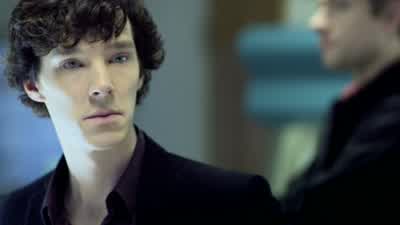 DOOR OPENS Charming, well done Just saving her time. - Sherlock