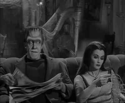 [Door Opens, Closes] - The Munsters