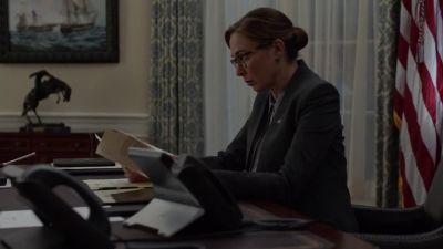 [door opens, closes] - Homeland