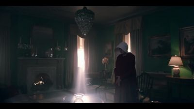 [door opens and closes] - The Handmaid's Tale