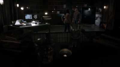 [Door opens and closes] - Damien