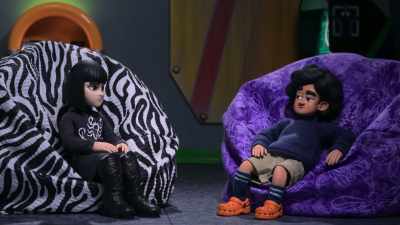 -[door opens]
-Mom! He's not my boyfriend! - Marvel's M.O.D.O.K.