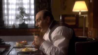 [ Door opens ] - Agatha Christie's Poirot
