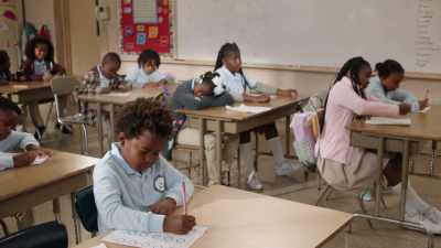 [ Door opens ] - Abbott Elementary