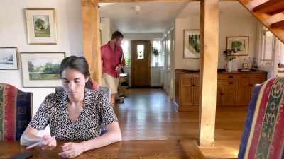 [door opens] - Staged