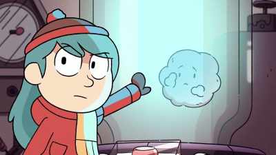 [door opens] - Hilda