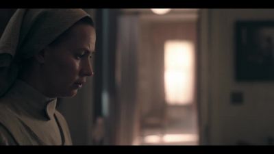 [door opens] - The Handmaid's Tale