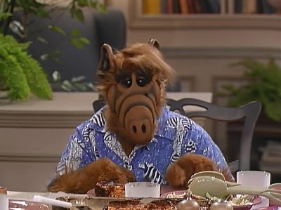           [door opens] - ALF