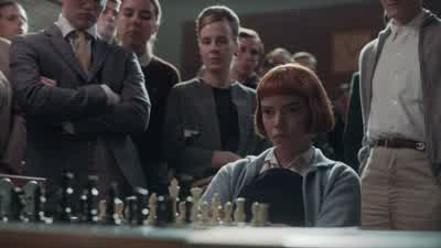 Sorry. Extra cup of coffee. Harry Beltik. What's your name? Beth Harmon. - The Queen's Gambit
