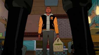 [door opens] - Your Friendly Neighborhood Spider-Man