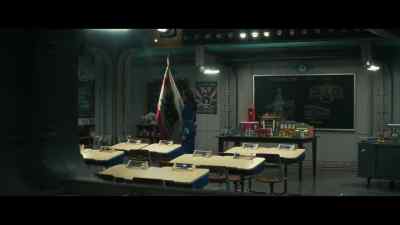 -[door opens]
-[vault dweller] It's almost starting. - Fallout