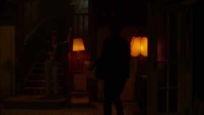 [door rattles, creaks open] - Haunted
