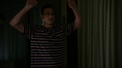 (door shuts)
On your knees! - Elementary