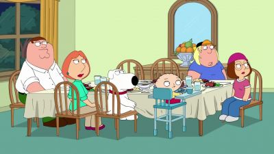 (door shuts) - Family Guy