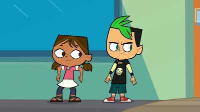 (Door slams)
(Both giggle) - Total DramaRama