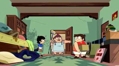 [ Door slams ] - Victor and Valentino