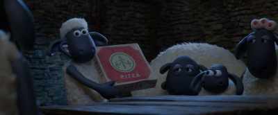 -(DOOR SLAMS SHUT)
-(ALL GASP) - A Shaun the Sheep Movie: Farmageddon