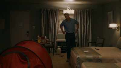 - ( door slams )
- We knocked, - Room 104