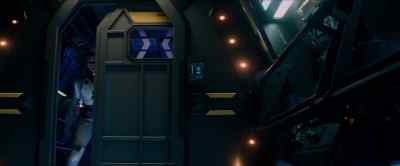 [door slides open] - The Cloverfield Paradox