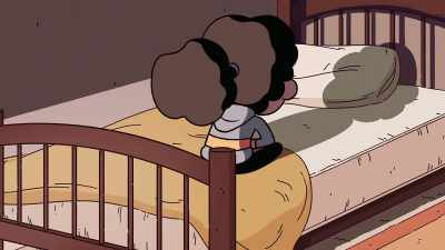 [door squeaks open] - Hilda