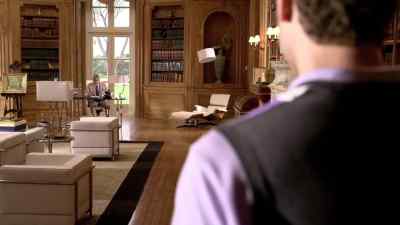 [door squeaks]
- SO SHOULD-- - Royal Pains