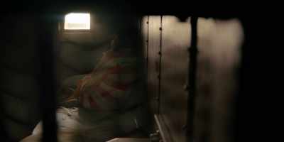 - [door thuds shut, locks]
- [buzzer sounds] - The Penguin