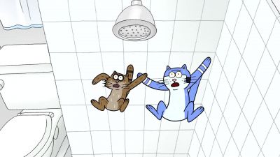        [ DOORBELL BUZZES ] - Regular Show