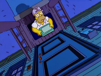 (DOORBELL CHIMES) - The Simpsons