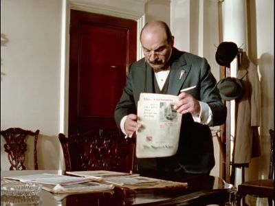 (doorbell ringing) - Agatha Christie's Poirot