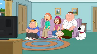 (doorbell rings) - Family Guy