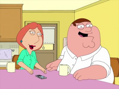 (doorbell rings) - Family Guy