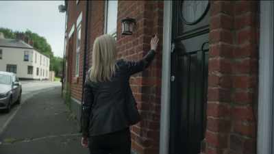 [ Doorbell rings ] - Protection