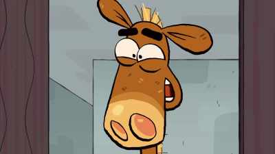 - [doorbell rings] - It's Pony
