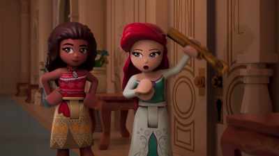 [doorknob rattles] - LEGO Disney Princess: The Castle Quest
