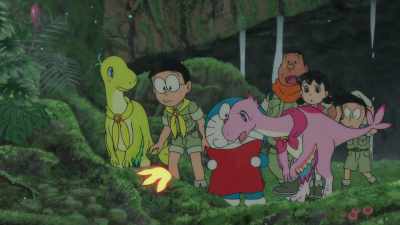 Doraemon has footprints here - Doraemon: Nobita's New Dinosaur