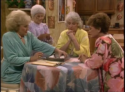 Dorothy would you like to try this thing - The Golden Girls