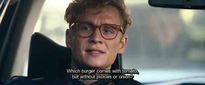 Double cheese
doesn't come with tomato. - Hot Dog