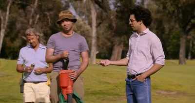Doug! We need to decide, is it clear
he's jerking his dick off here? - A Futile and Stupid Gesture