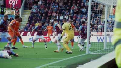 Dougall across
and it's in! 3-3!' - Mission to Burnley