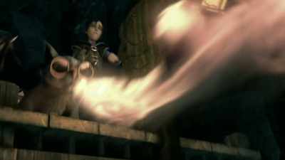 -[Douxie grunts]
-[Nimue roars] - Wizards: Tales of Arcadia