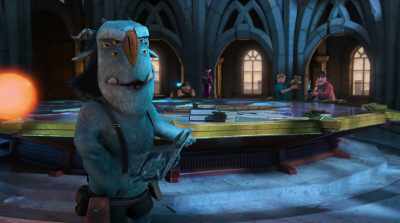 Douxie's transmogrification spell
won't last forever. - Trollhunters: Rise of the Titans
