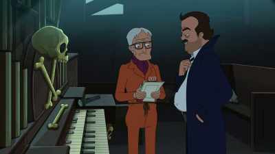 Down to French.
- Oh, how clever. - Grimsburg