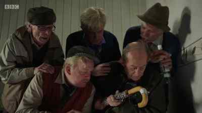 Down we go. Watch he doesnae see.
Ssh, quiet. - Still Game