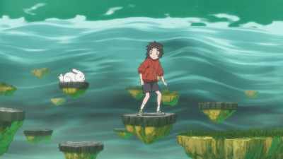 Down this road,
there is a sky shrine called Hokuto. - Child of Kamiari Month