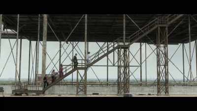 Down the hospital stairs, - Five Days at Memorial