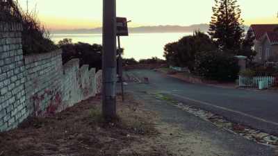 Down the shoreline, - Penguin Town