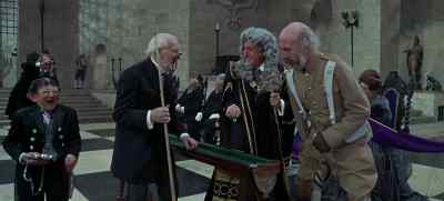 - Down the table and in the pocky!
- You cheat! - Chitty Chitty Bang Bang